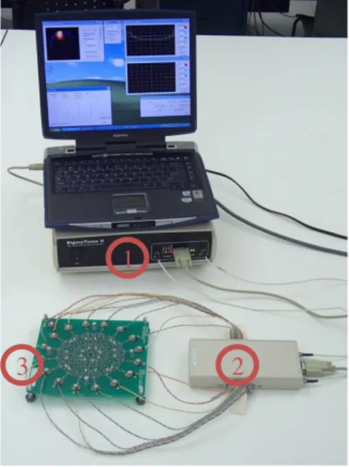 Figure 1.4 Système de TIE développé dans notre laboratoire.
