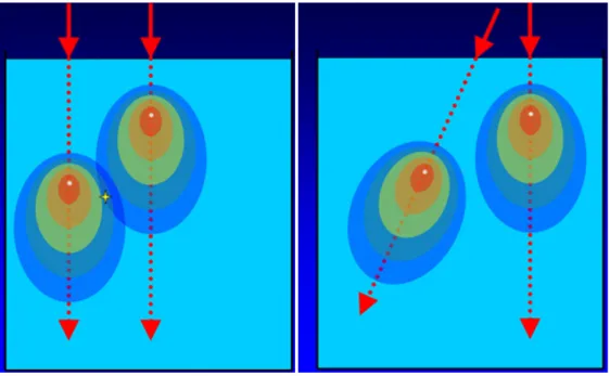 Figure 1-2 Illustration de l'orientation de la FDD (Tiré de « Convolution/Superposition Dose Method in PLanUNC »)  