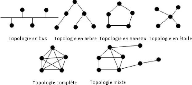 Figure 1.1 Types de topologies