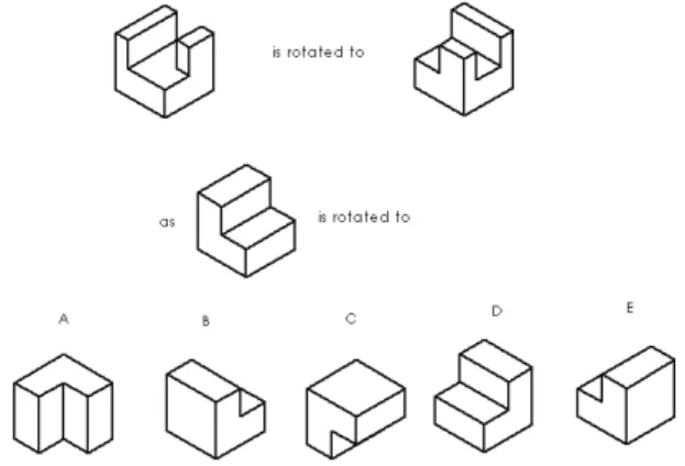 Figure 1 : Exemple du type de question du PSVT-R 