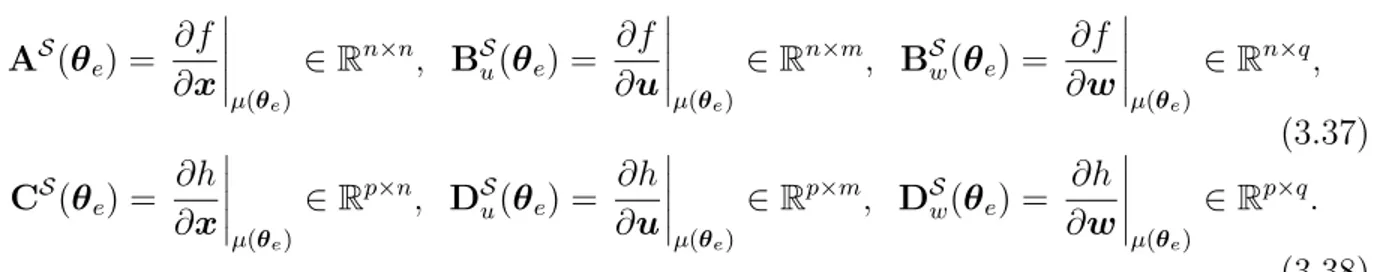 Figure 3.3 Contrôleur linéaire C l (θ e )