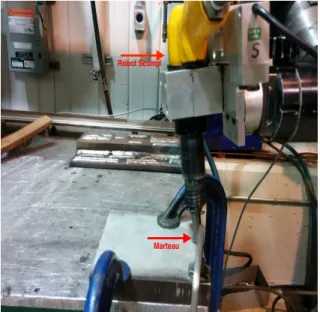 Figure 2.4 Vue transversale du robot SCOMPI.