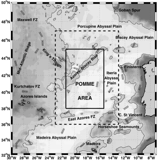 Figure 1. General map of the study area. Major topographic features are labeled. Topography