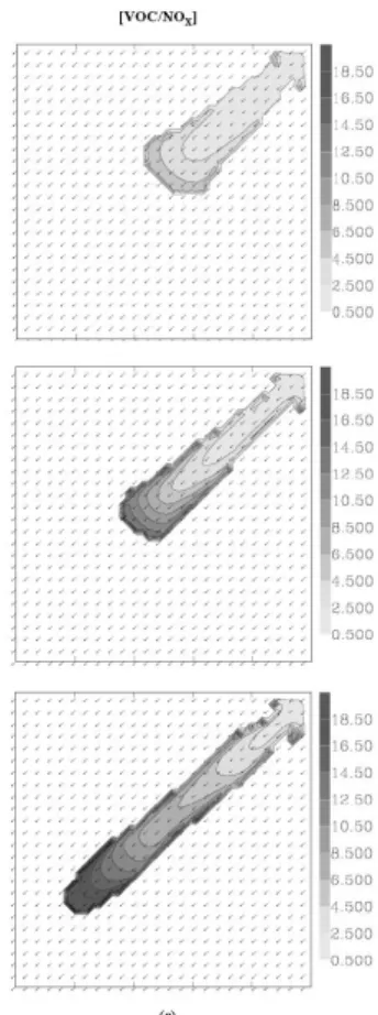 Figure 7. Reference simulations without biogenic emissions for the Marseille case (MT- (MT-NOBIO)