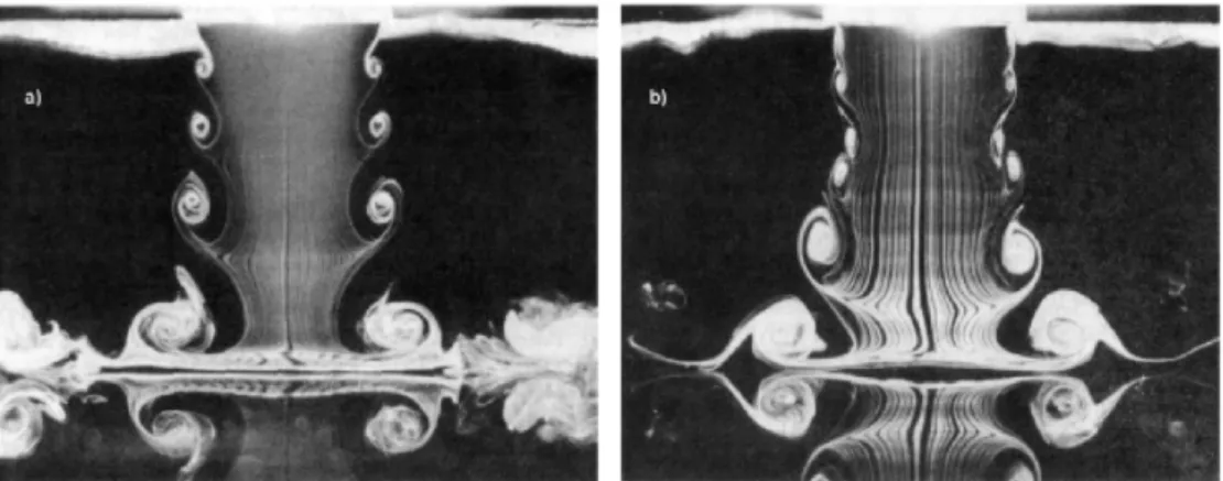 Figure 2.7 Visualisation d’un jet impactant (tirée de Popiel et Trass, 1991)