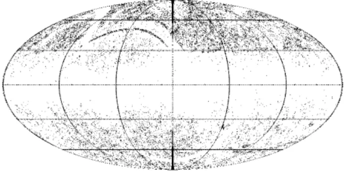 Table 1. The 14 larger galaxy cluster catalogues included in the initial Simbad catalogue, and representing more than 90% of the intial entire catalogue