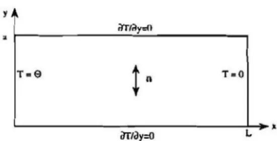 Figure 1.  Geometrical configuration  and  axis  of coor-  dinates. 
