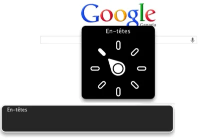 Figure 2-1 : Utilisation du rotor de VoiceOver sous Mac OS 