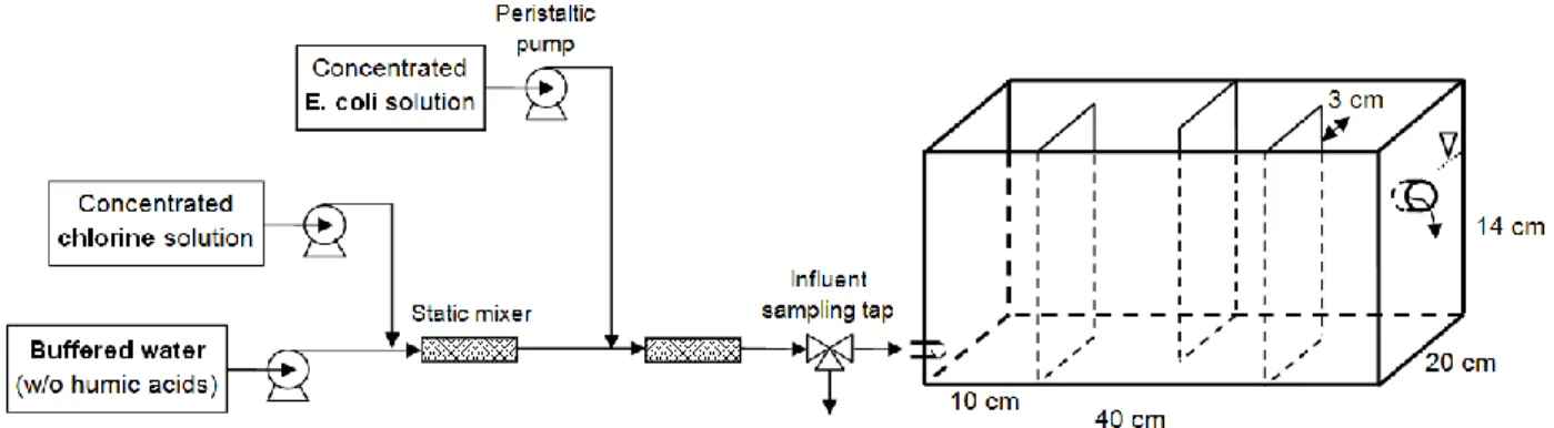 Figure 4-1: Schematic of the experimental pilot-scale contactor 