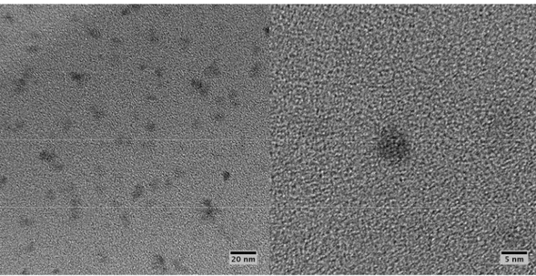 Figure 1-8: TEM images of boron nanoparticles (Lima et al., 2010)  1.3  Coatings of metal particles 