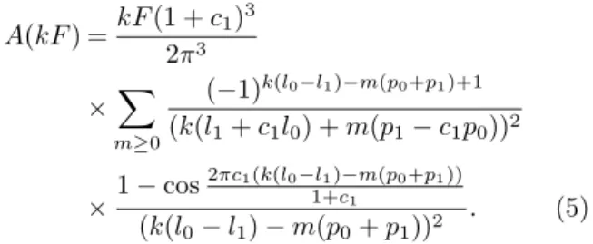 Fig. 1 shows the numerical comparison between GCE and CE amplitudes. Analytical  approxima-tion based on thermodynamical relaapproxima-tions [8] shows that the magnetization amplitudes A(F ) for 