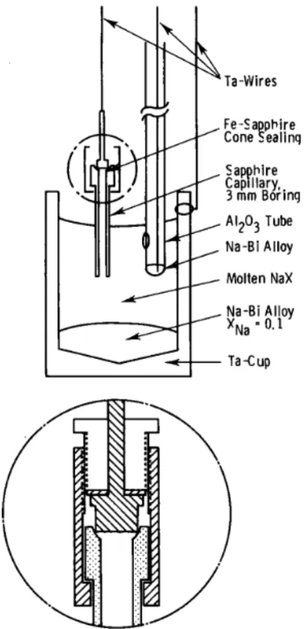 Figure 2.8 Dessin schématique de la cellule utilisée dans les mesures de polarisation.