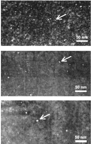 FIG. 4. TEM micrographs from samples annealed at 650 °C for 2, 10, and 160 s, respectively.