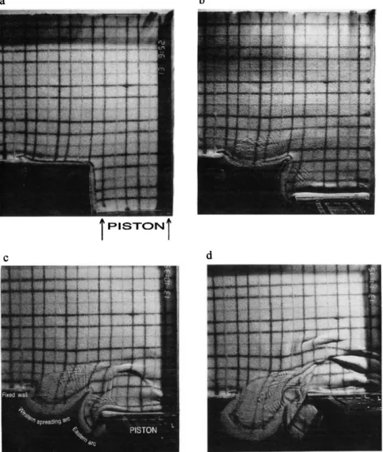 Figure 3.  Top view of the reference experiment (Experiment 1; see Table 1) at different stages 