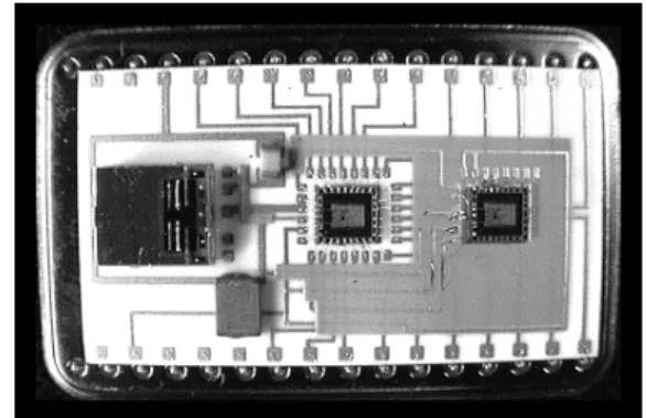 Fig. 2 :  Evaluation platform composed of integrated 