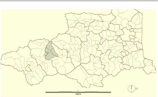 Figure 1.1: Localization of the Garrotxes in the department of Pyr´en´ees Ori- Ori-entales.