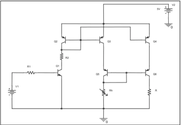 Fig. 7: Basic circuit for power measurement. 