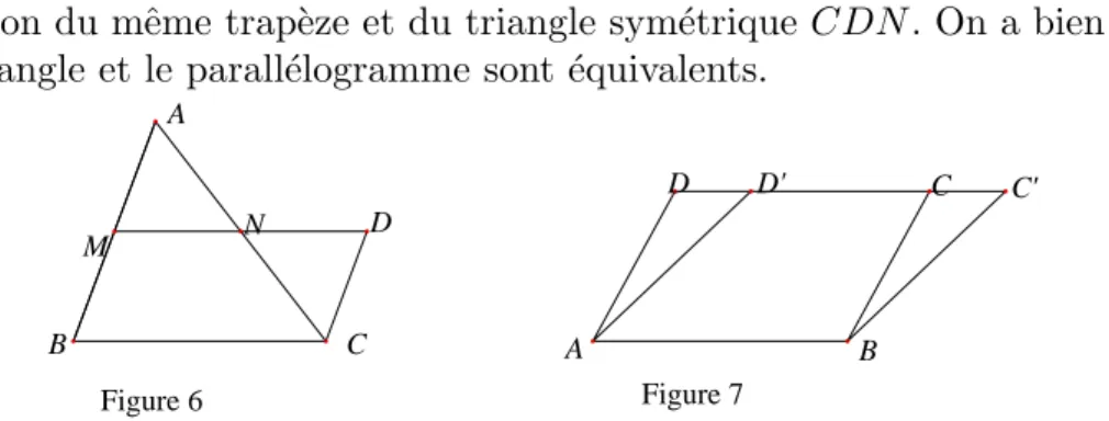 Figure 6 Figure 7ABCMNDA BDD' C C'