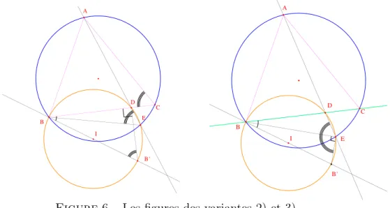 Figure 6 – Les figures des variantes 2) et 3)