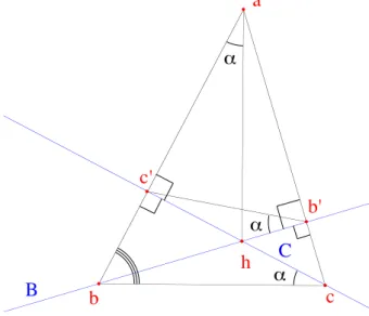 Figure 3 – La preuve par les angles
