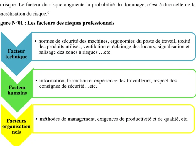 Figure N°01 : Les facteurs des risques professionnels 