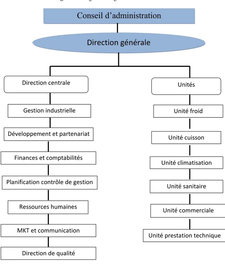 Figure 11 :  Organisation générale de l’ENIEM. 