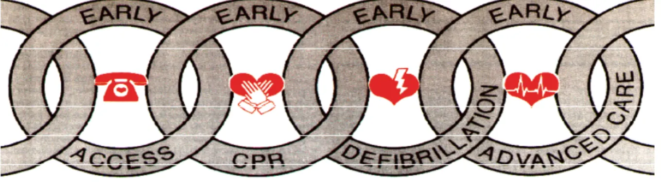 Figure 1 : La chaîne de survie (38)