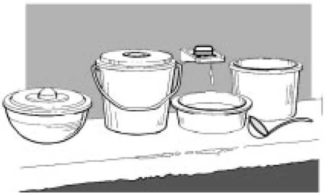 Fig. 2. Un poste de lavage des mains