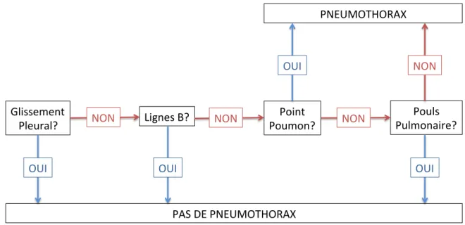 Figure 7. Arbre diagnostique de pneumothorax [7]. 
