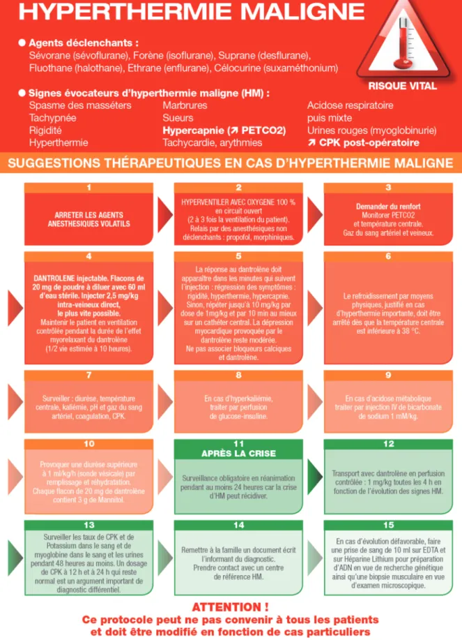 Figure 2.-  Diagnostic et Traitement de la crise HM 