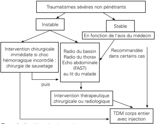 Figure 1 :  Algorithme de prise en charge