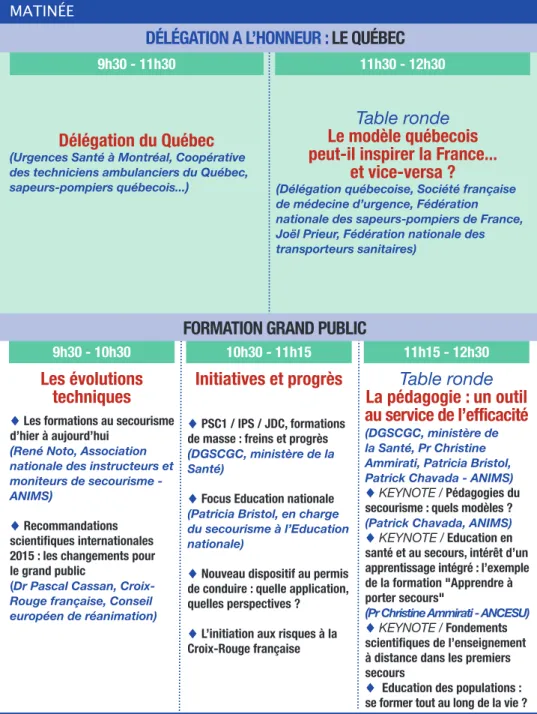 Table ronde Le modèle québecois  peut-il inspirer la France... 