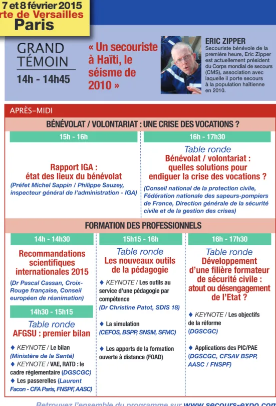 Table ronde Bénévolat / volontariat : 
