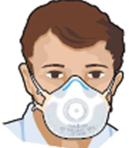 Figure 2 : Exemple d’appareil de protection respiratoire (document INRS)  Les appareils de protection respiratoire se divisent en 2 familles : 