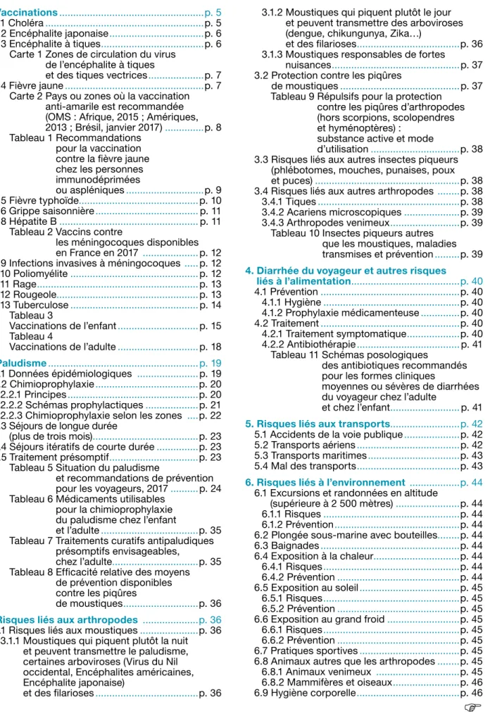 Tableau 2  Vaccins contre  