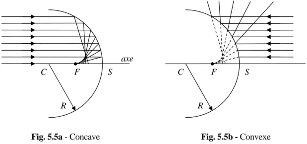 Fig. 5.5a - Concave  Fig. 5.5b - Convexe 