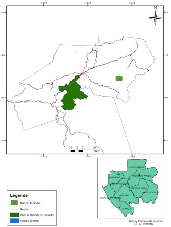 Figure 1 : Localisation du Baï de Momba 