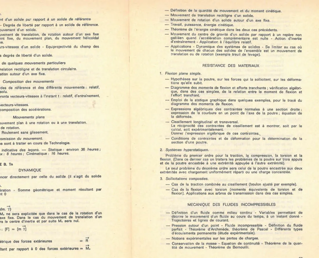diagramme  des  moments  de  flexion.  . 