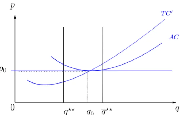 Figure 1.4 – Construction of the γ-equilibrium : Case 1 -6 ACT C0p q 0 q 0q?? q ??p0