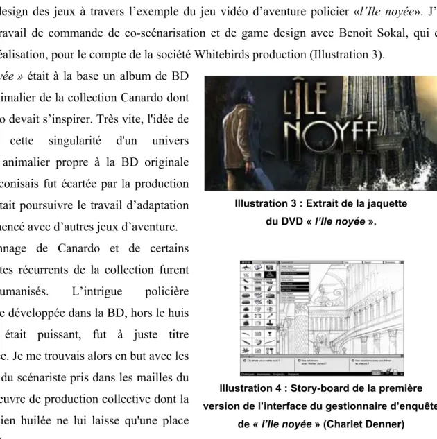 Illustration 3 : Extrait de la jaquette  du DVD « l’Ile noyée ». 