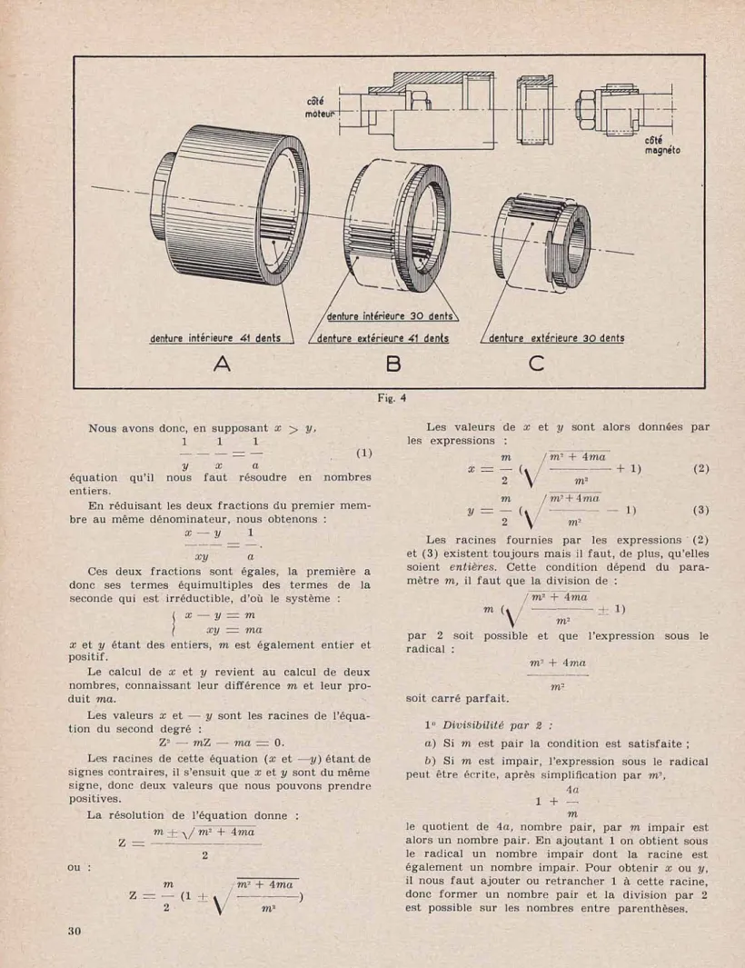 Fig.  4  Nous  avons  donc,  en  supposant  x  >  y, 
