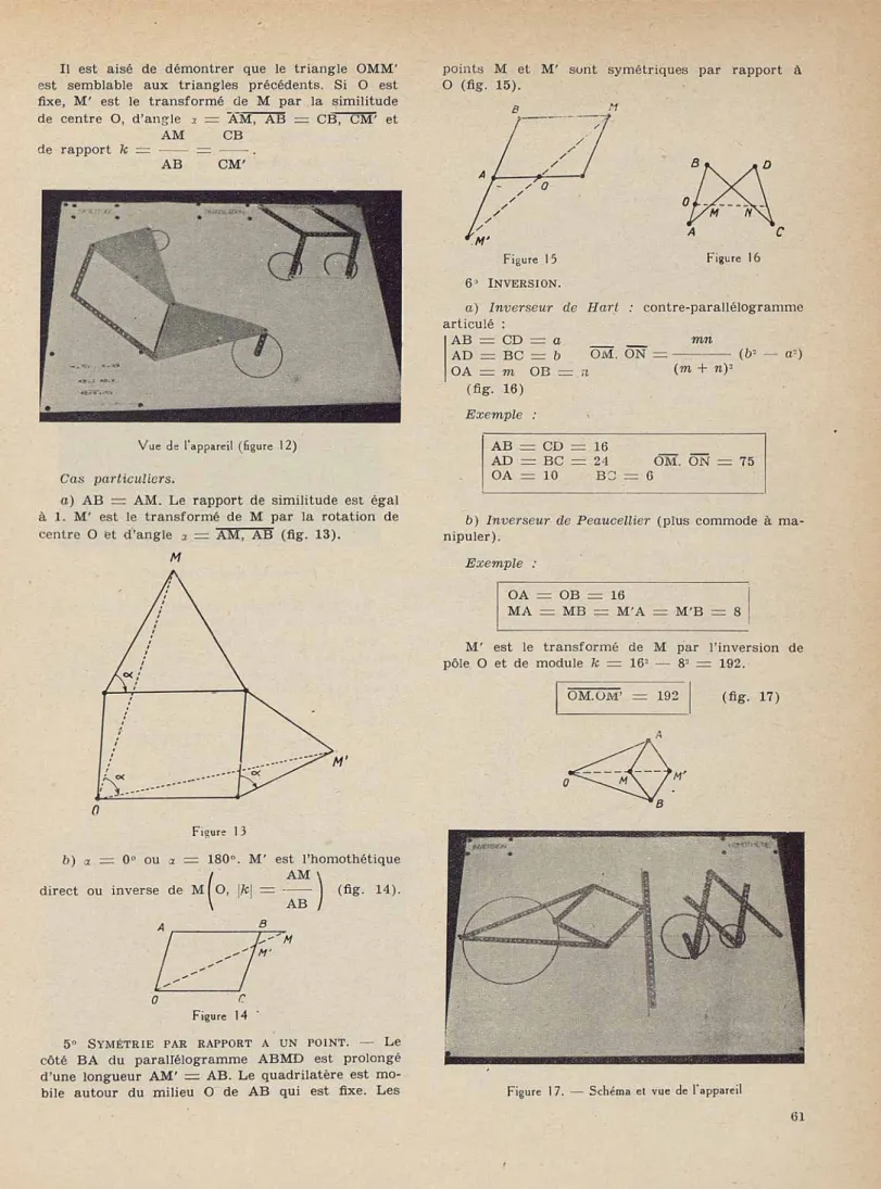 Figure  1  7.  —  Schéma  et  vue  de  l'appareil 
