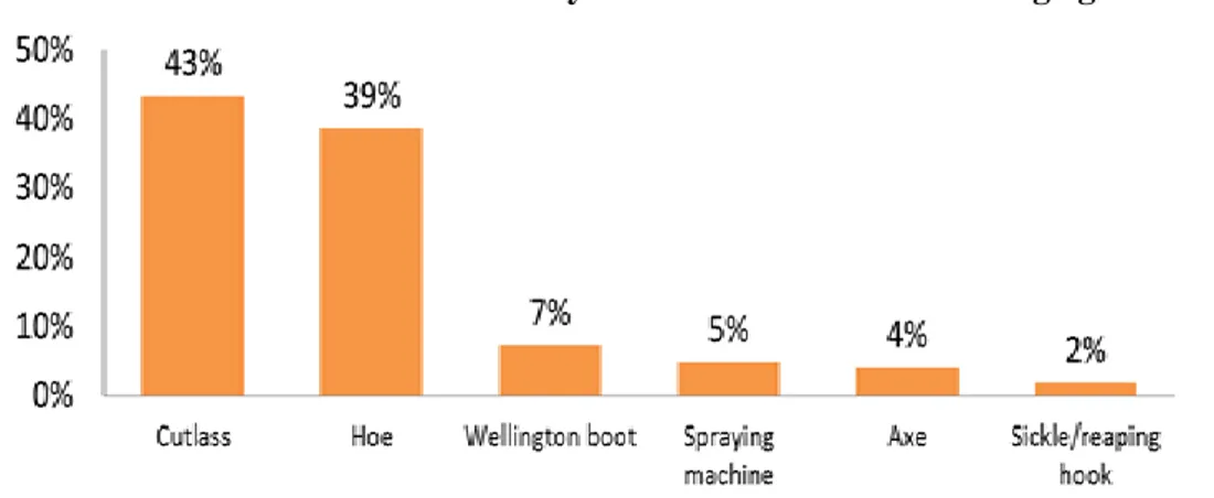 Figure 4: Has LEAP cash transfers assisted you to own one of the following agricultural tool 