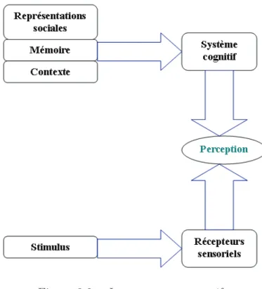 Figure 2.2 – Le processus perceptif