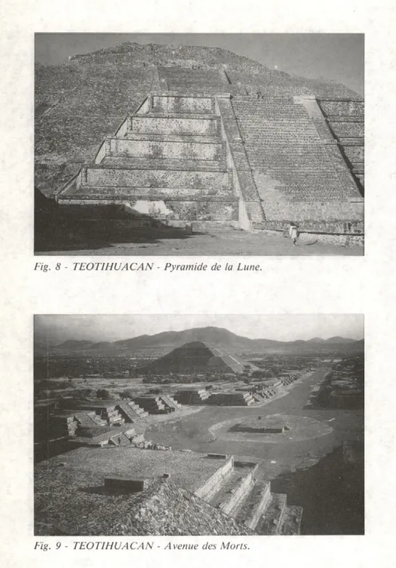 Fig.  8  -  T E O T IH U A C A N   -  Pyramide  de  la  Lune.