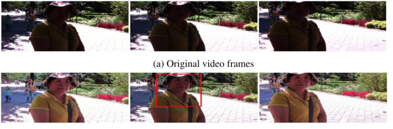 Fig. 1.5 Video enhanced directly by a image contrast enhancement method.