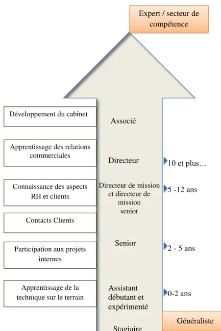 Figure 7: Le parcours d’évolution chez EY 