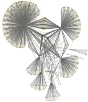 Figure 1. Visualisation des relations entre les termes liés à la thématique « environnement »