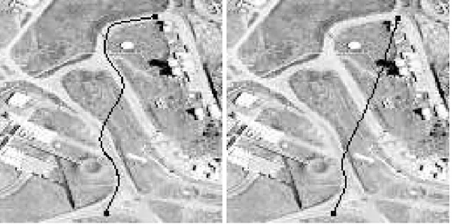 Figure 5: Two examples of applying the approach of [19] with two slightly dierent initial- initial-izations