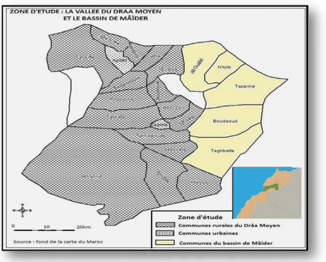 Figure A.1.  Map of survey area 